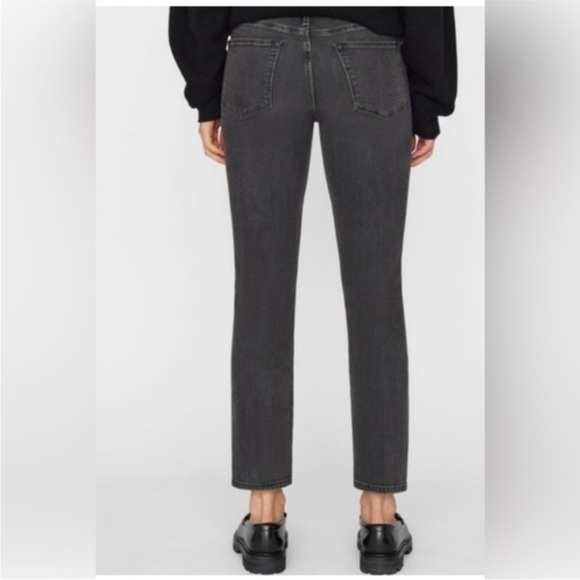 FRAME Le High Straight Jeans in Tierra - Picture 2 of 5